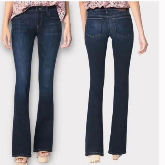 Joe's Jeans The Visionnaire Boot Leg Stretch Mid Rise Skinny Jean Pants Dark 28 - Picture 1 of 16
